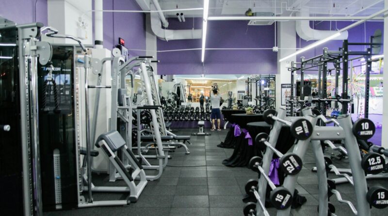 assorted gym equipment inside the gym